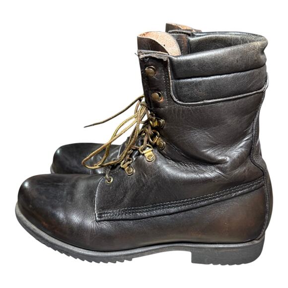 Vintage Red Wing Irish Setter 859 Upland Boots Brown Leather USA Mens 12 Resoled